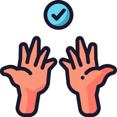 clean hands icon