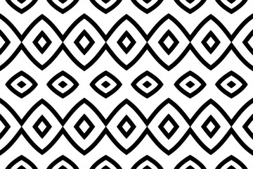 simple background. black and white seamless pattern