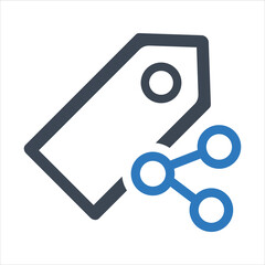 Tag share icon