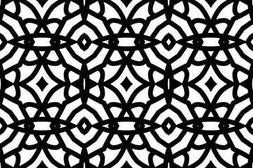 simple background. black and white seamless pattern