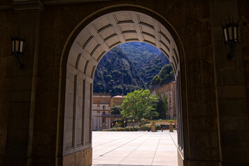 Spain - Montserrat Monastery Archway