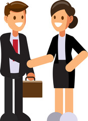 Businesswoman character In the office set  ,Vector illustration 