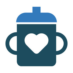 Baby, food, feeding icon