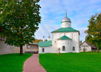 The old Izborsk stone fortress