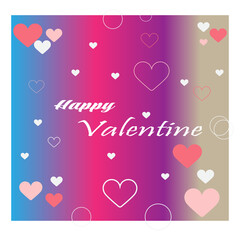 Obraz na płótnie Canvas Background valentine day.Valentine's Mother's Day Heart Background.