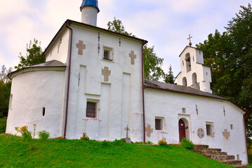 The church in old Izborsk
