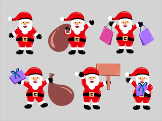 Christmas Santa Claus Element