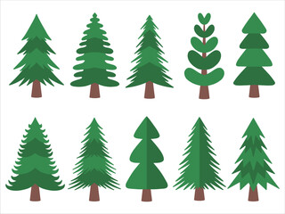Fototapeta premium Pine Christmas Tree Clip Art