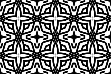 simple background. black and white seamless pattern