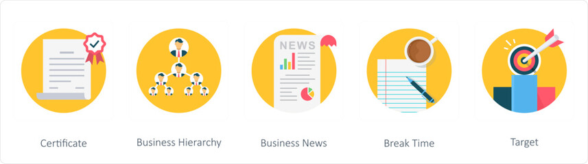 certificate, document, business hierarchy