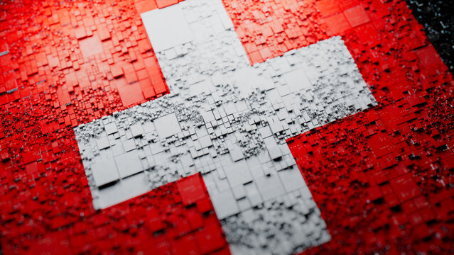 Switzerland Flag Background