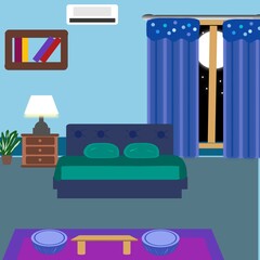 Bedroom illustration