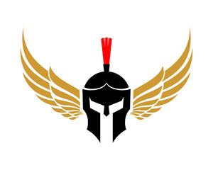 Wing with spartan in the middle