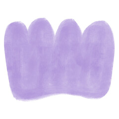 Watercolor Abstract Blob Shape