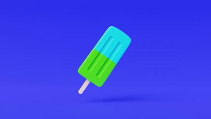 bubble gum and lime popsicle