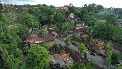 Fototapeta na wymiar Bali, Indonesia - November 11, 2022: The Campuhan Ridge Walk Ubud