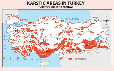 Turkey Economic Geography map