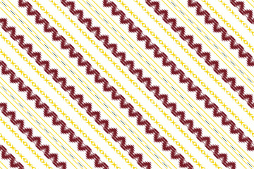 Ikat stripe tribal African Seamless Pattern. Ethnic Geometric Ikkat Batik Digital vector textile Design for Prints Fabric saree Mughal brush symbol Swaths texture Kurti Kurtis Kurtas