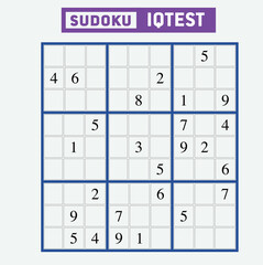 Sudoku puzzles, medium difficulty intelligence questions