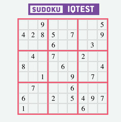 Sudoku puzzles, medium difficulty intelligence questions