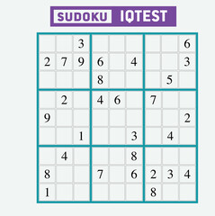 Sudoku puzzles, medium difficulty intelligence questions