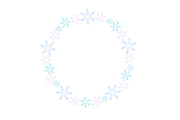 雪の結晶フレーム