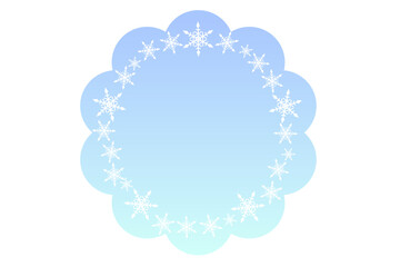 雪の結晶フレーム