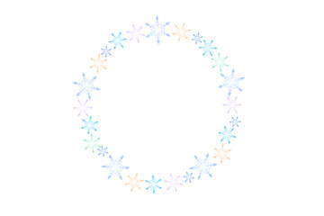 雪の結晶フレーム