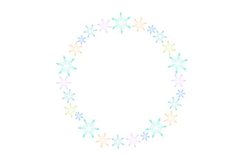 雪の結晶フレーム