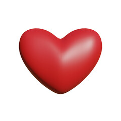 3d heart. 3d render.