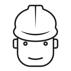 Helm industrial, safety helm, helm project, construction helm icon, logo, symbol vector illustration