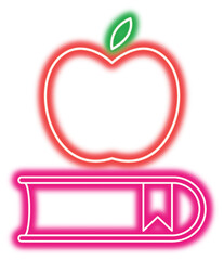 Book Apple Neon Pink