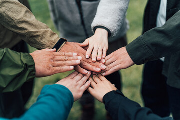 多様性を認めあう仲間たちの手元（LGBT・LGBTQ・SDGs）
