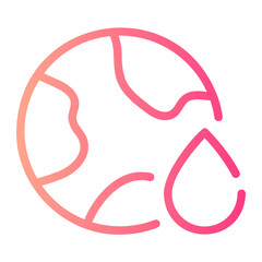 global distribution gradient icon