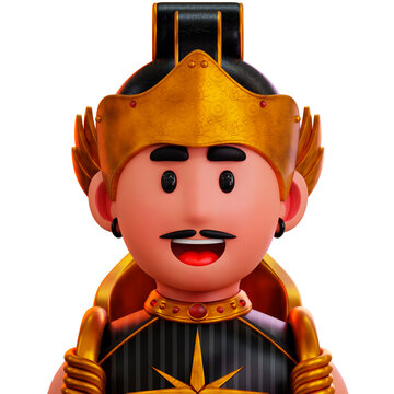 Gatotkaca Character 3D Icon