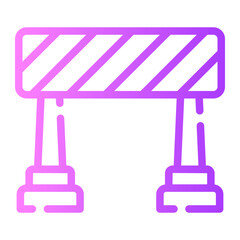 barrier gradient icon