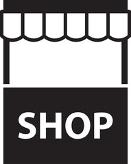store and building  icon set 
