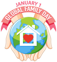 Global Family Day banner design