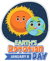 Earth Rotation Day Banner Design