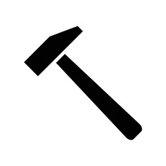 hammer icon vector design template in white background