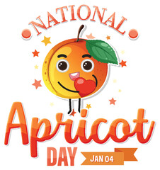 National apricot day icon