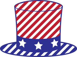 Happy independence day line icons United States of America, 4 th of July, 