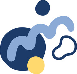 hand draw shape abstract design