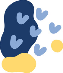 hand draw shape abstract design