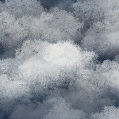 white trees background