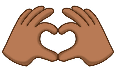 Obraz premium heart hand sign