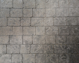 gray block floor