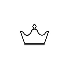 Black emperor corona icon set. Sketch heraldic diadem of royalty and power with luxury decoration in vintage medieval vector style