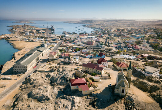 Small Coastal Town Of Luderitz In Namibia