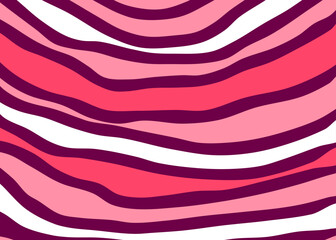 Abstract background with colorful wavy and curly lines pattern